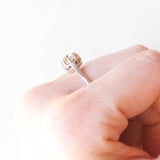 Solitario antico in platino con diamante di taglio brillante (0.59ct ca.), anni ‘30