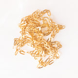 Catenina vintage con maglia a roló in oro giallo 18K