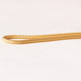 Catenina vintage con maglia a serpente in oro giallo 14K