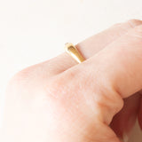 Solitario gypsy in oro giallo e bianco 18K con diamante, anni ‘60