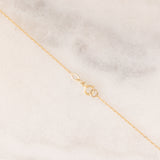 Collana vintage in oro giallo 9K con ametista (0.35ct ca.) e diamanti, anni ‘80