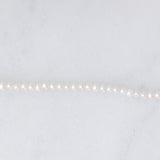 Collana vintage di perle bianche e in oro giallo 18K, anni ‘70/‘80