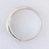 Riviera vintage in oro bianco 9K con zaffiri gialli sintetici (0.54ctw)
