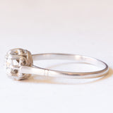 Solitario antico in platino con diamante di taglio brillante (0.59ct ca.), anni ‘30