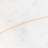 Collana vintage in oro giallo 8K con granati e diamanti, anni ‘70/‘80