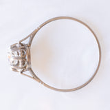 Solitario antico in platino con diamante di taglio brillante (0.59ct ca.), anni ‘30