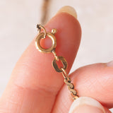 Catenina vintage con maglia a “S” in oro giallo 9K