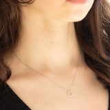 Collana vintage in platino con diamanti di taglio brillante (0.15ctw), anni ‘90