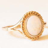 Anello da cocktail vintage in oro giallo 9K con opale (0.20ct ca.), anni ‘60