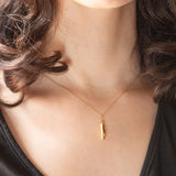 Ciondolo vintage a forma di scarpetta da ballerina in oro giallo 18K