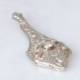Pendente Art Déco in platino con diamanti (0.15ctw ca.), anni ‘30