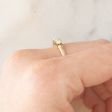 Veretta antica in oro giallo 9K con opali (0.20ctw ca.), anni ‘10/‘20