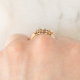 Veretta antica in oro giallo 9K con opali (0.20ctw ca.), anni ‘10/‘20