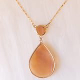 Collier vintage in oro giallo 9K con cammei, anno 1991