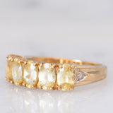 Veretta in oro giallo 9K con sfene (2.18ctw ca.) e zirconi bianchi