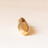 Ciondolo vintage a forma di scarpetta da ballerina in oro giallo 18K