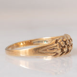 Anello “keeper” vintage in oro giallo 9K
