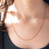 Catenina vintage francese in oro giallo 18K