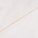 Collana vintage in oro giallo 10K con punto luce con ametista e diamante