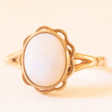 Anello antico in oro giallo 9K con opale (1.30ct ca.), anni ‘10/‘20