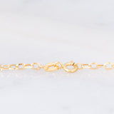 Collana da cocktail vintage in oro giallo 8K con ametista, anni ‘80
