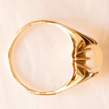 Anello vintage in oro giallo 14K con opale (1.20ct ca.), anni ‘70