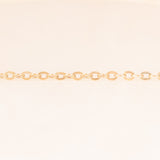 Collier vintage in oro giallo 8K con granati (1ctw ca.), anni ‘60/‘70