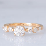 Anello vintage in oro giallo 18K con diamanti (0.51ctw), anni ‘90