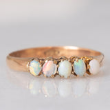 Veretta antica in oro giallo 9K con opali (0.20ctw ca.), anni ‘10/‘20