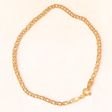 Braccialetto morbido vintage in oro giallo 9K