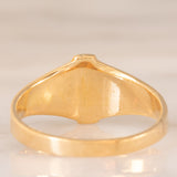 Anello antico in oro giallo 18K con turchesi, anno 1941