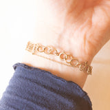 Braccialetto vintage in oro giallo 9K, anni ‘60