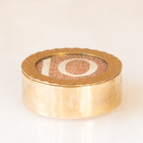 Ciondolo “Emergency Money” in oro giallo 9K e con banconota da 10 scellini, anno 1966