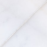 Braccialetto tennis vintage in platino con diamanti di taglio brillante (2.09ctw), anni ‘90