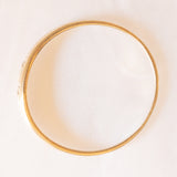 Trilogy gypsy vintage in oro giallo 9K con diamanti (0.02ctw ca.), anni ‘50