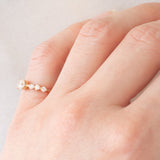 Anello vintage in oro giallo 18K con diamanti (0.51ctw), anni ‘90