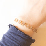 Braccialetto vintage in oro giallo 9K, anni ‘60