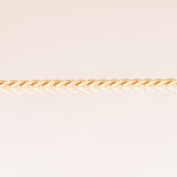Catenina vintage con maglia ad anelline in oro giallo 18K