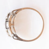 Anello Art Déco in oro bianco 18K con diamanti (0.54ctw ca.), anni ‘20/‘30