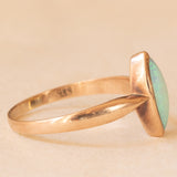 Anello antico in oro giallo 8K con opale, anni ‘10/‘20