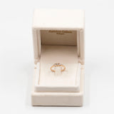 Trilogy moderno in oro giallo 14K con diamanti brown di taglio brillante (0.38ctw ca.)