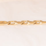 Braccialetto vintage in oro giallo 9K, anni ‘70/‘80