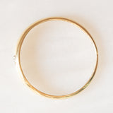 Solitario gypsy in oro giallo e bianco 18K con diamante, anni ‘60