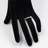 Veretta vintage in platino con diamanti (1ctw)