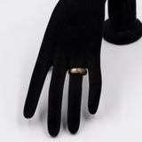 Solitario antico "Gypsy" in oro giallo 14k con diamante di taglio vecchio di 0,12ct, primi del '900