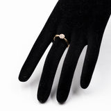 ANELLO VINTAGE IN ORO GIALLO 14K E DIAMANTI (0.22CTW CA.)