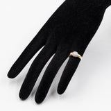 Anello vintage in oro giallo 14k e diamanti (0,08ctw)