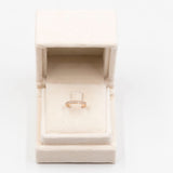 Anello a veretta in oro giallo 10k con diamanti (0,20ctw)