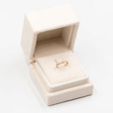 Anello a veretta in oro giallo 10k con diamanti (0,20ctw)