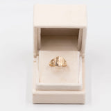 Anello vintage in oro giallo 9k
